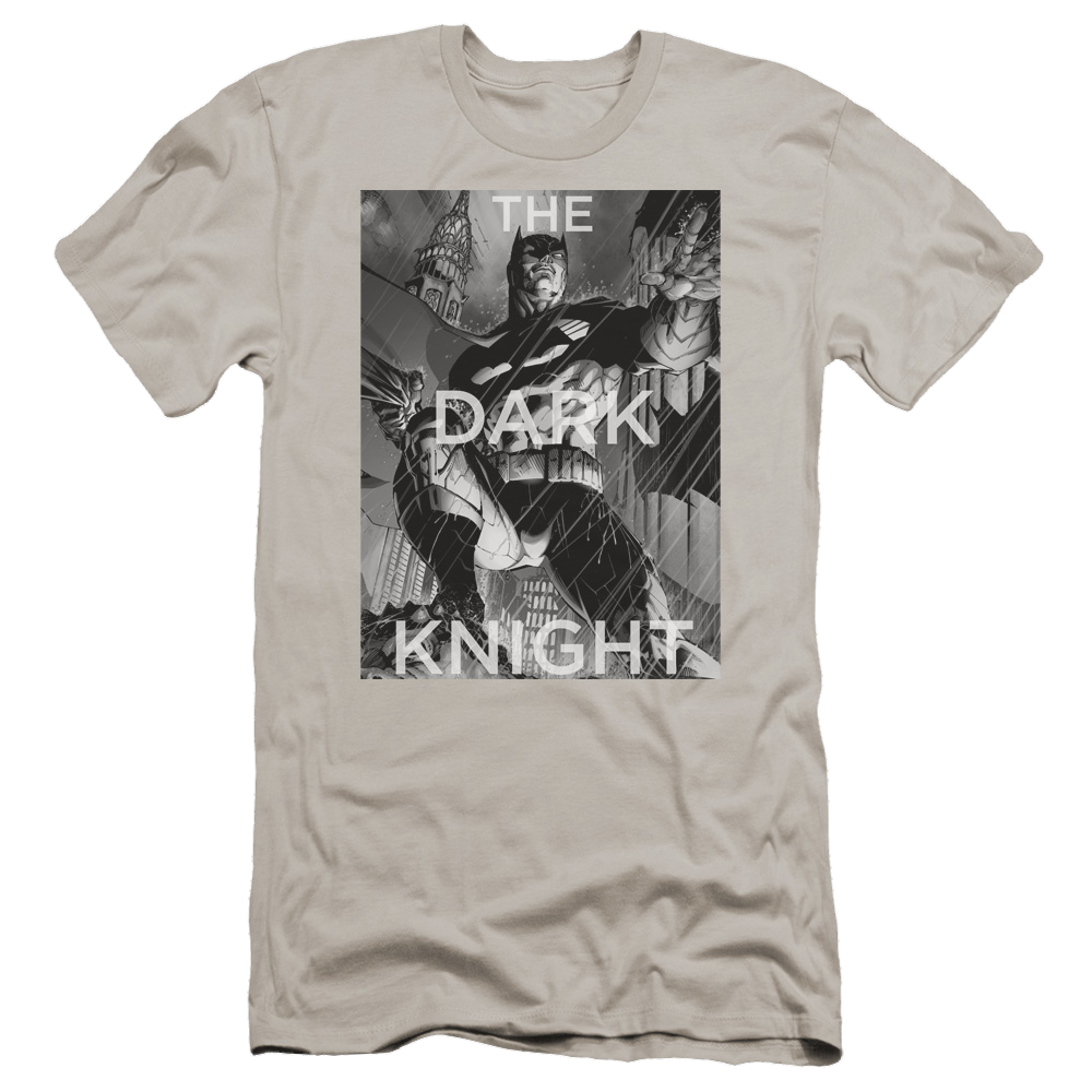Batman Fighting The Storm - Men's Premium Slim Fit T-Shirt