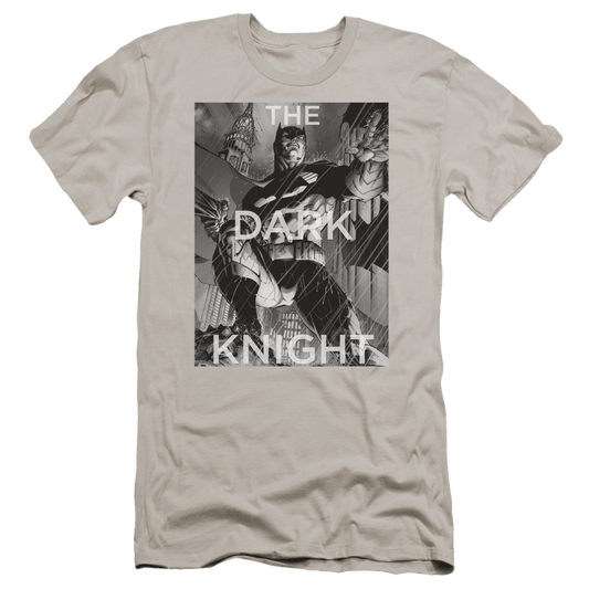 Batman Fighting The Storm - Men's Premium Slim Fit T-Shirt