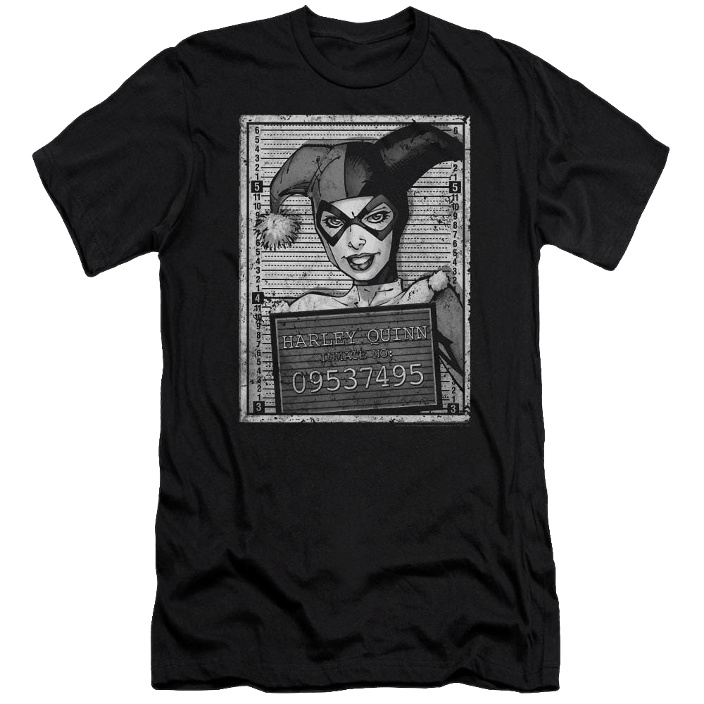 Batman Harley Inmate - Men's Premium Slim Fit T-Shirt