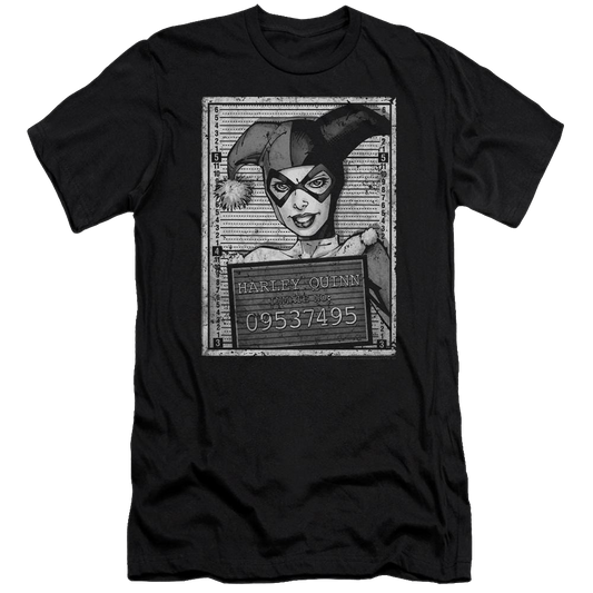Batman Harley Inmate - Men's Premium Slim Fit T-Shirt