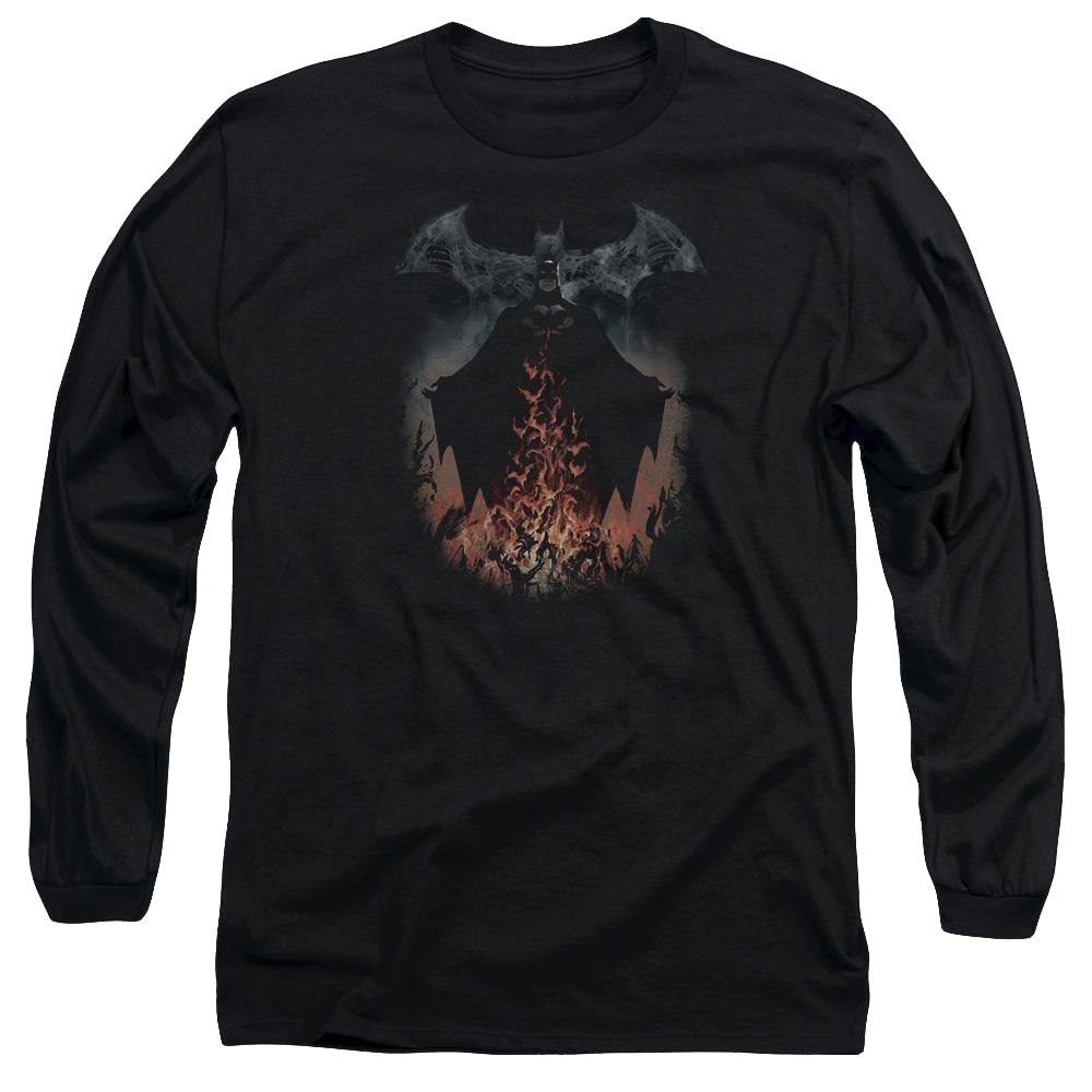 Batman Smoke & Fire - Men's Long Sleeve T-Shirt