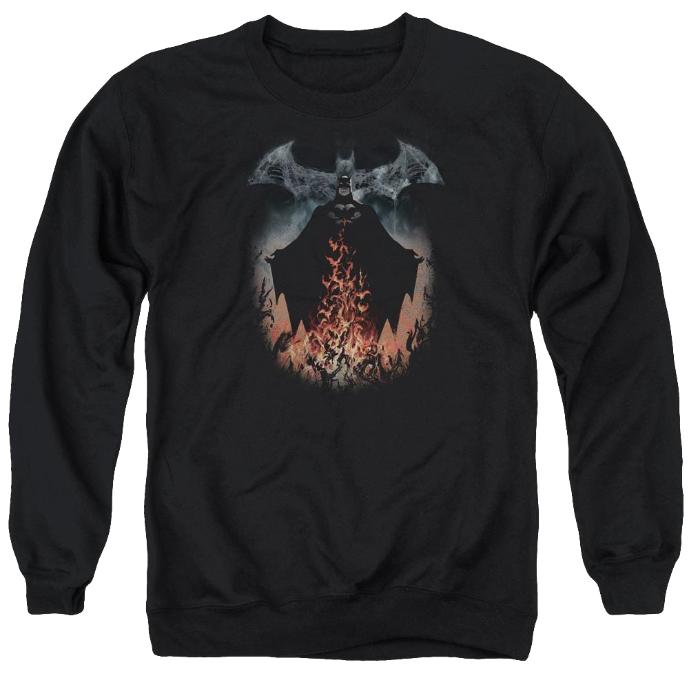 Batman Smoke & Fire - Men's Crewneck Sweatshirt