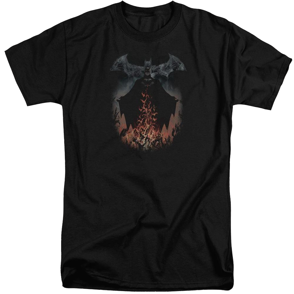 Batman Smoke & Fire - Men's Tall Fit T-Shirt
