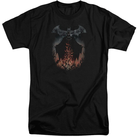 Batman Smoke & Fire - Men's Tall Fit T-Shirt