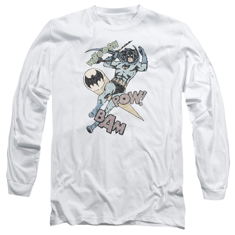 Batman Halftone Swing - Men's Long Sleeve T-Shirt