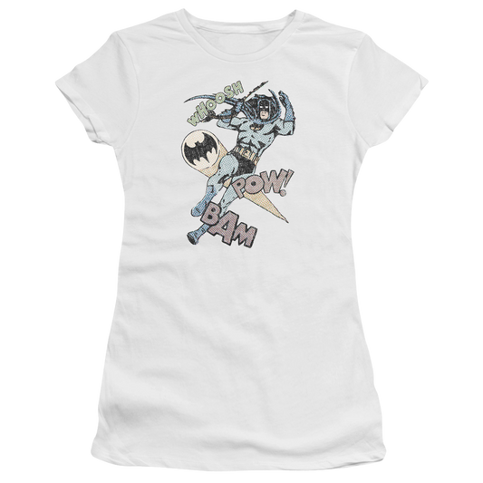 Batman Halftone Swing - Juniors T-Shirt