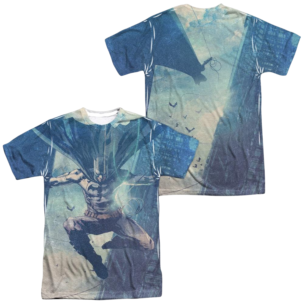 Batman Skyscrapers Men's All Over Print T-Shirt