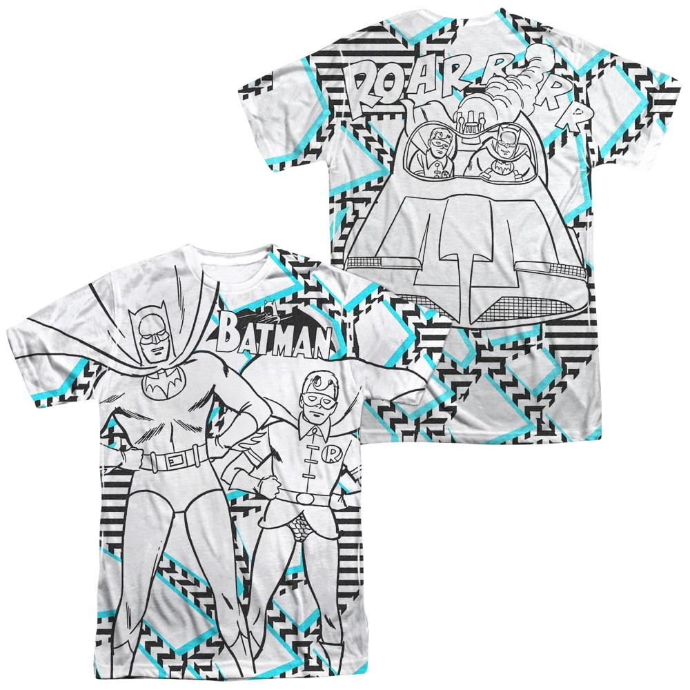 Batman Gaudy Bat Men's All Over Print T-Shirt
