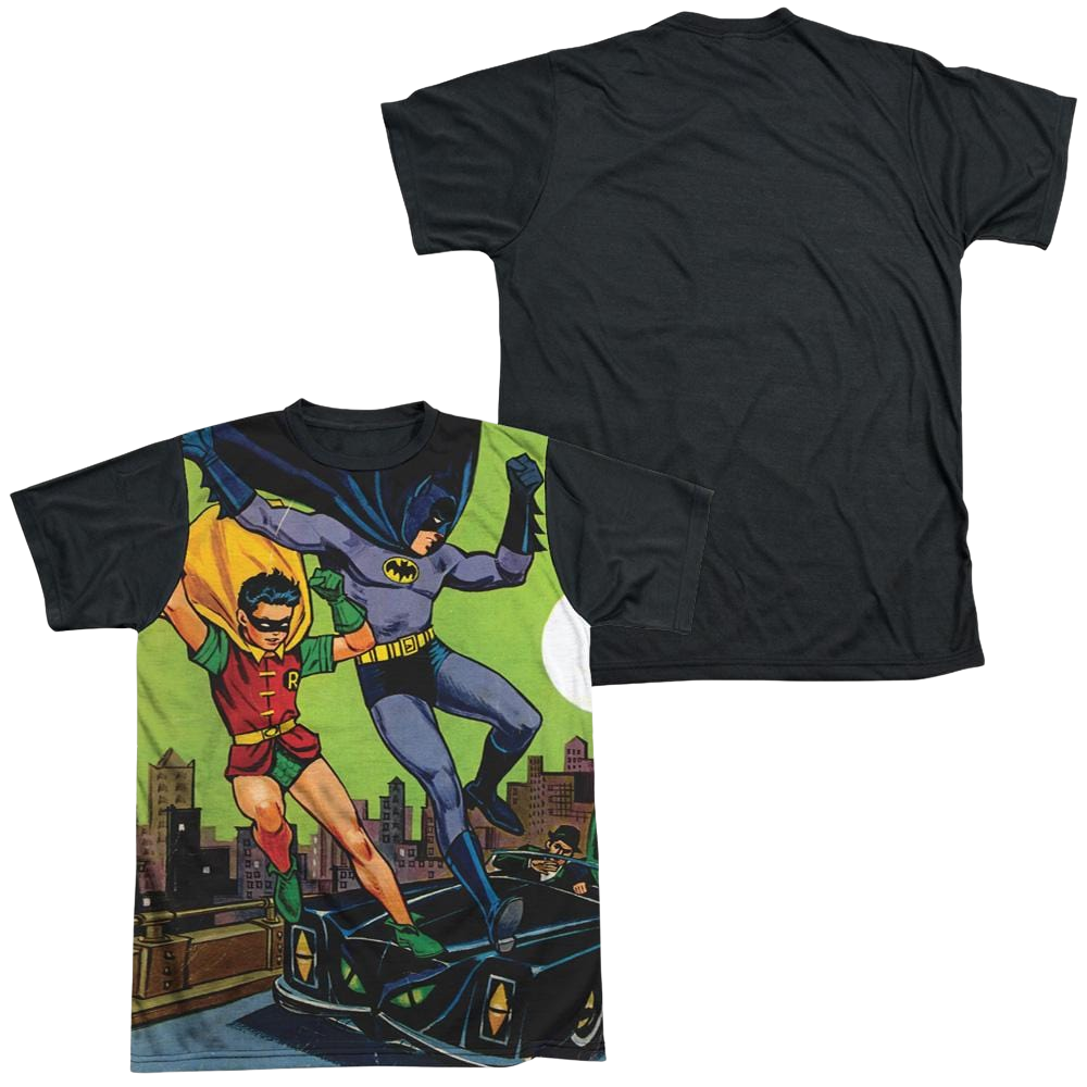Batman Getaway - Men's Black Back T-Shirt