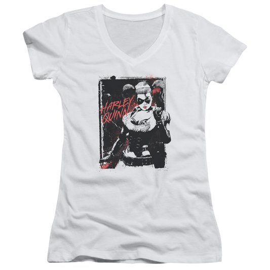 Batman House Call - Juniors V-Neck T-Shirt