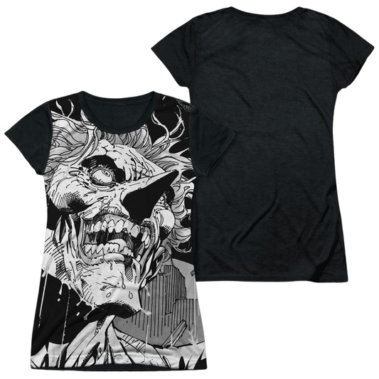 Batman Joker - Juniors Black Back T-Shirt