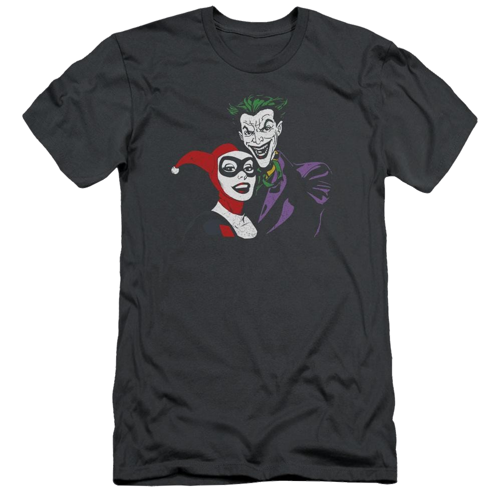 Batman Joker & Harley - Men's Slim Fit T-Shirt