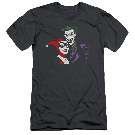 Batman Joker & Harley - Men's Slim Fit T-Shirt