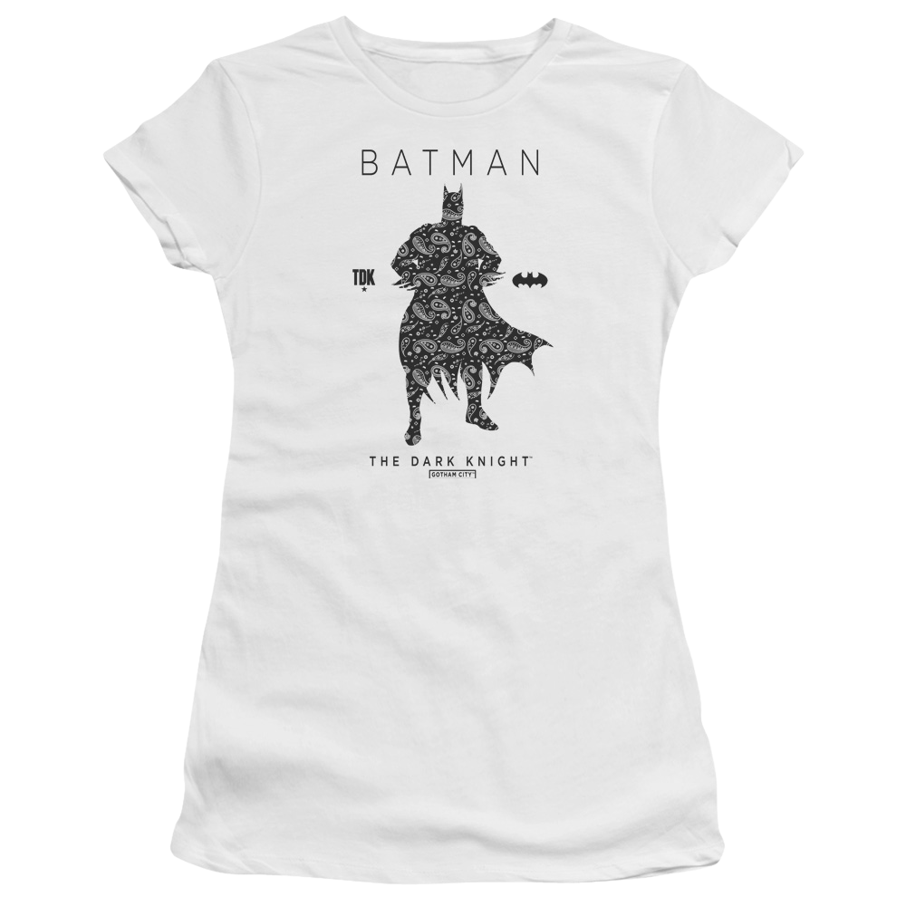 Batman Paislety Silhouette - Juniors T-Shirt