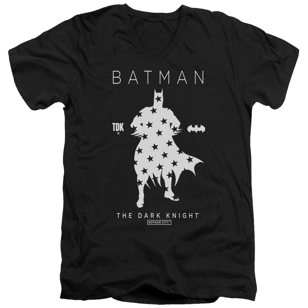 Batman Star Silhouette - Men's V-Neck T-Shirt