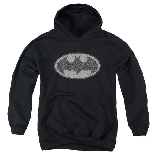 Batman Elephant Signal Kids Youth Hoodie Black
