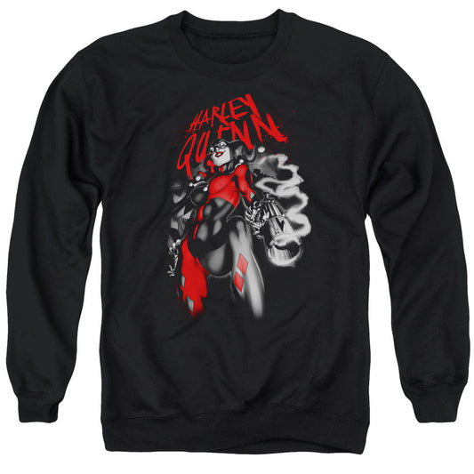 Batman Down The Barrel Mens Crewneck Sweatshirt Black