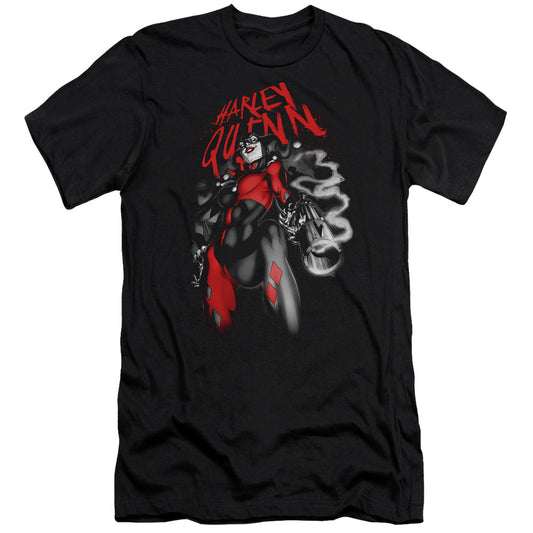 Batman Down The Barrel Slim Fit Mens T Shirt Black