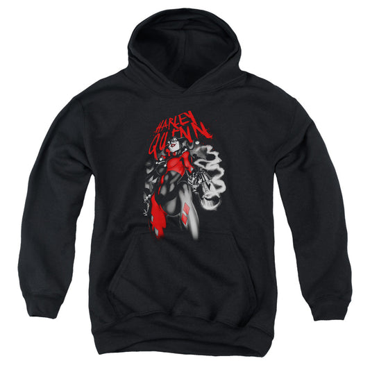 Batman Down The Barrel Kids Youth Hoodie Black