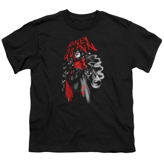 Batman Down The Barrel Kids Youth T Shirt Black