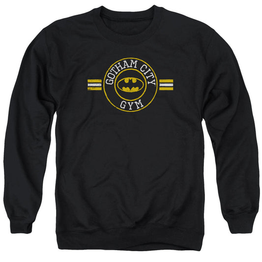 Batman Gotham City Gym Mens Crewneck Sweatshirt Black