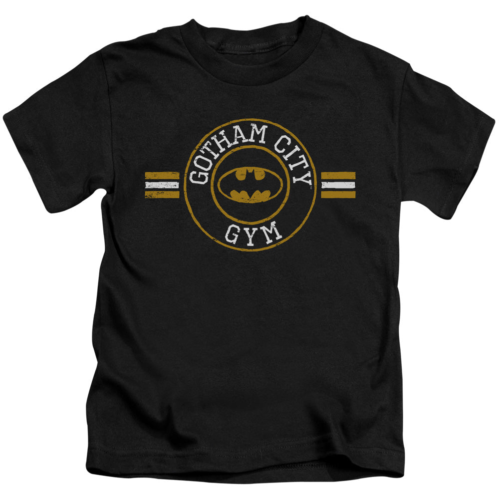 Batman Gotham City Gym Juvenile Kids Youth T Shirt Black