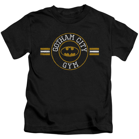 Batman Gotham City Gym Juvenile Kids Youth T Shirt Black