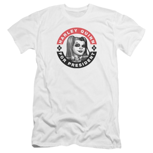 Batman Harley President Circle - Men's Premium Slim Fit T-Shirt