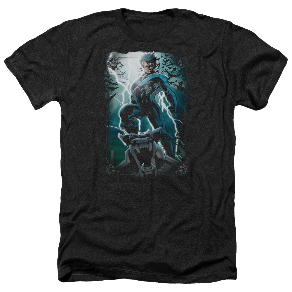 Batman Night Light - Men's Heather T-Shirt