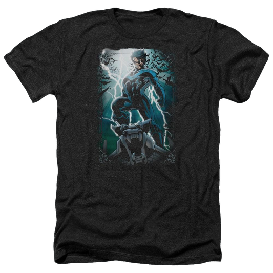 Batman Night Light - Men's Heather T-Shirt