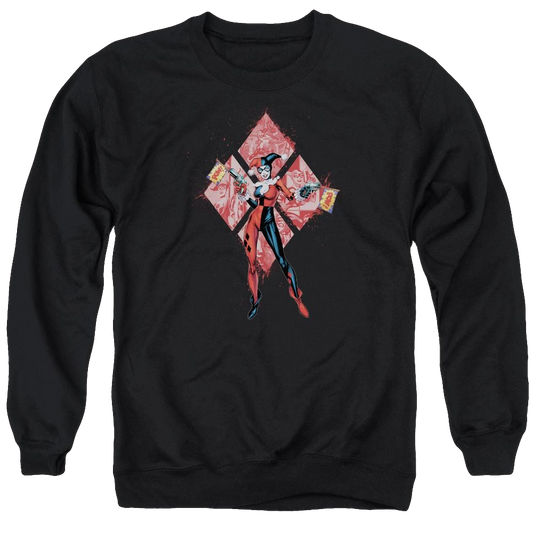 Batman Harley Quinn (diamonds) - Men's Crewneck Sweatshirt