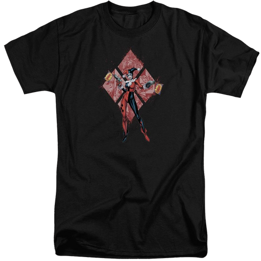 Batman Harley Quinn (diamonds) - Men's Tall Fit T-Shirt
