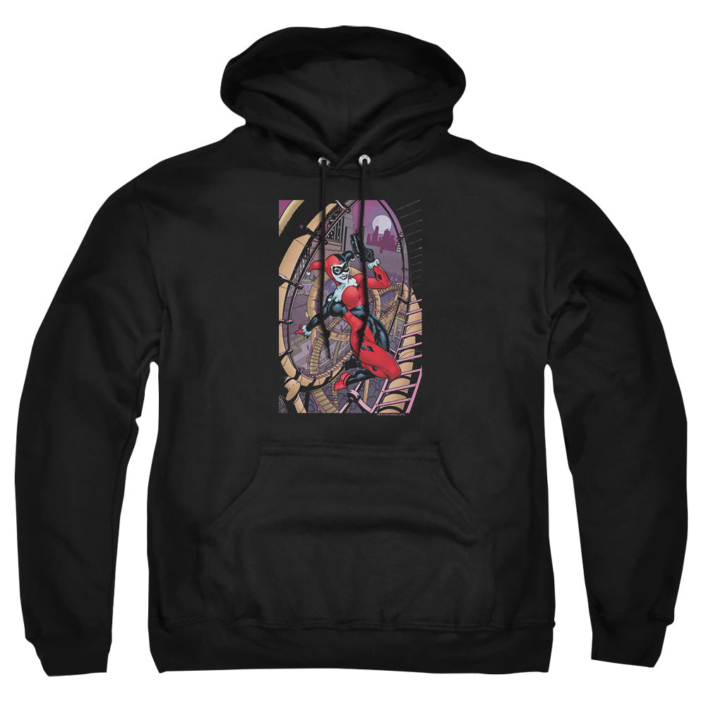 Batman Harley First Mens Hoodie Black