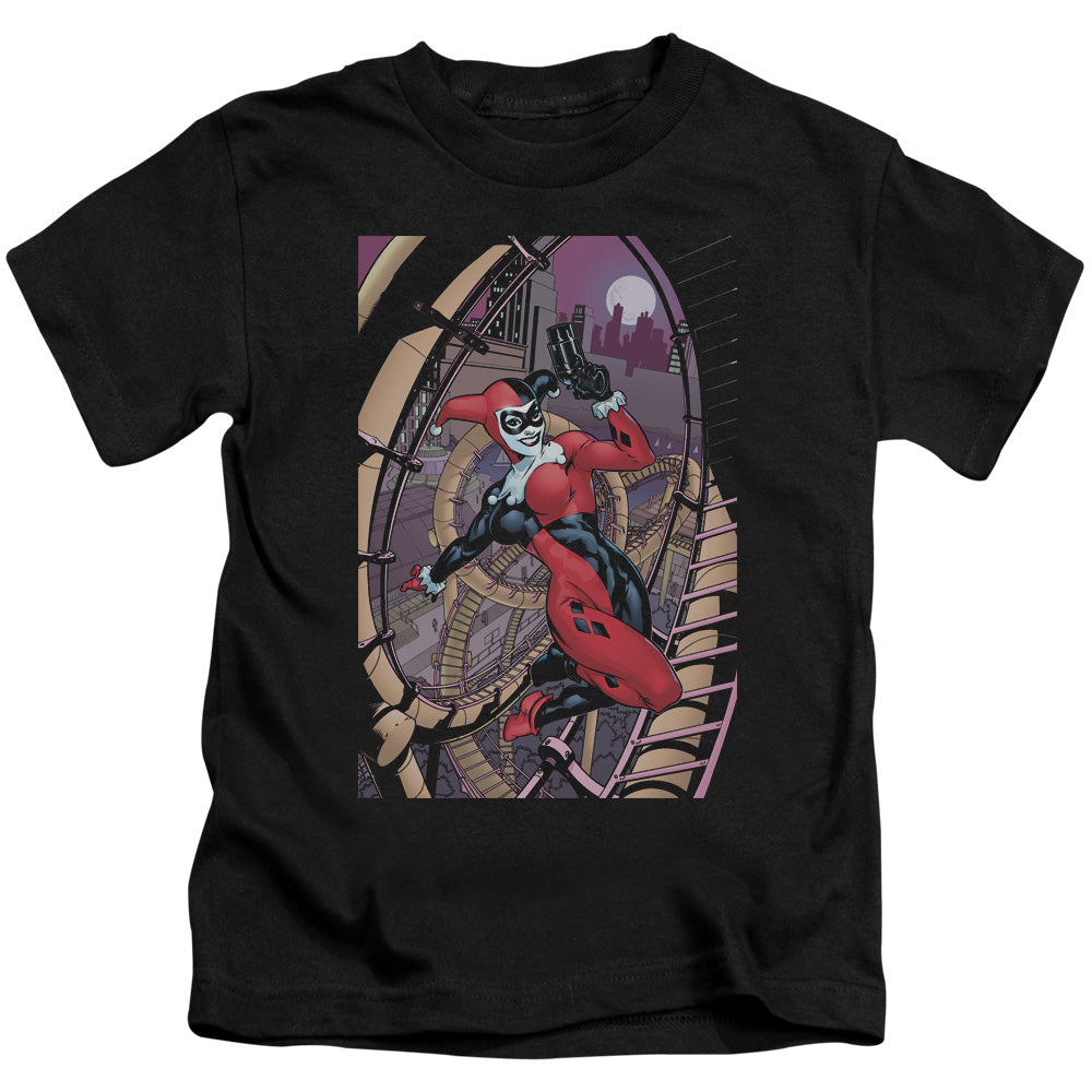 Batman Harley First Juvenile Kids Youth T Shirt Black