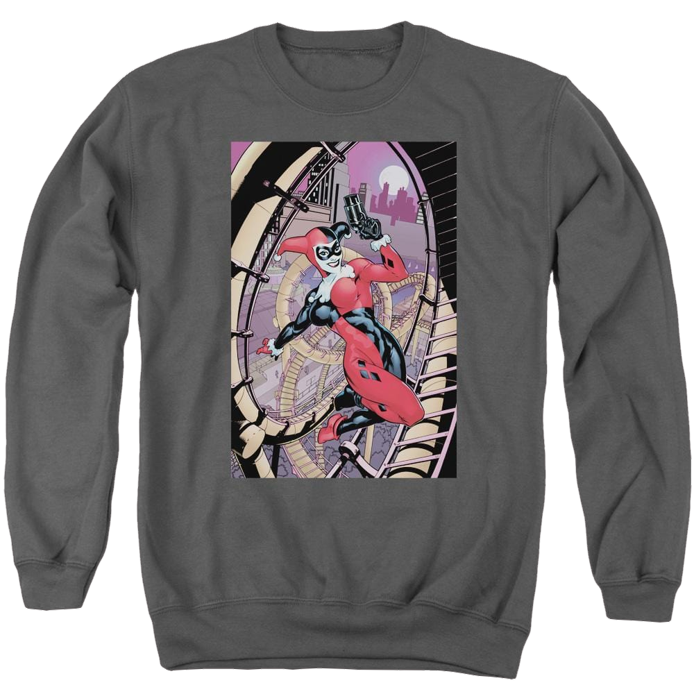 Batman Harley First - Men's Crewneck Sweatshirt Style001
