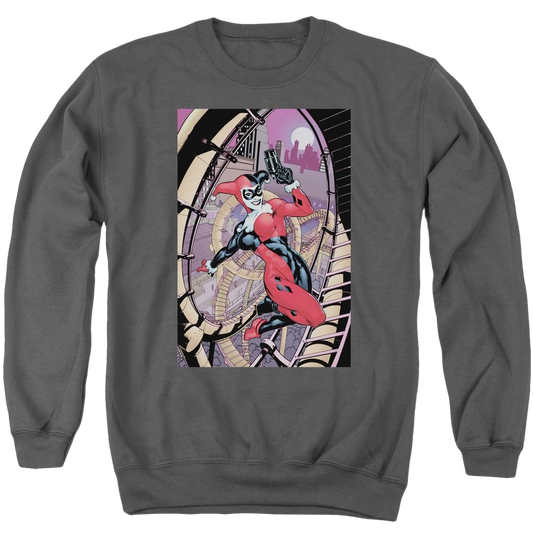 Batman Harley First - Men's Crewneck Sweatshirt Style001