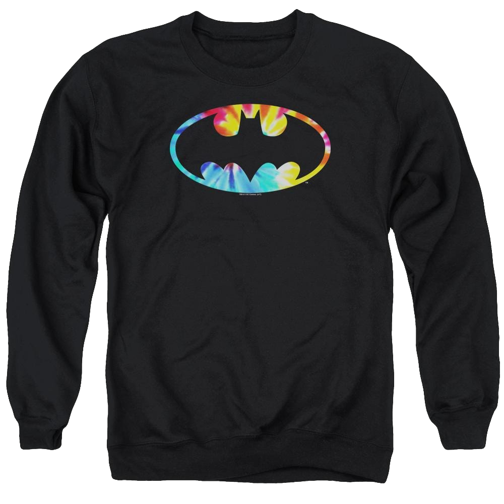 Batman Tie Dye Batman Logo - Men's Crewneck Sweatshirt