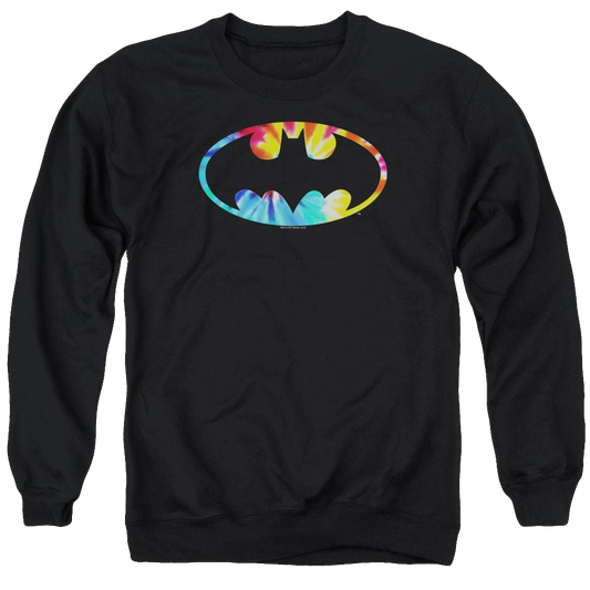 Batman Tie Dye Batman Logo - Men's Crewneck Sweatshirt