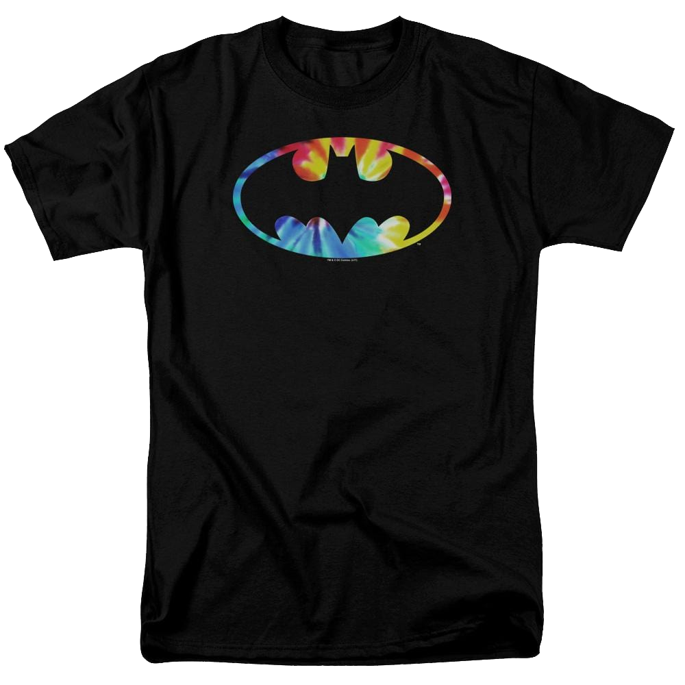 Batman Tie Dye Batman Logo - Men's Regular Fit T-Shirt