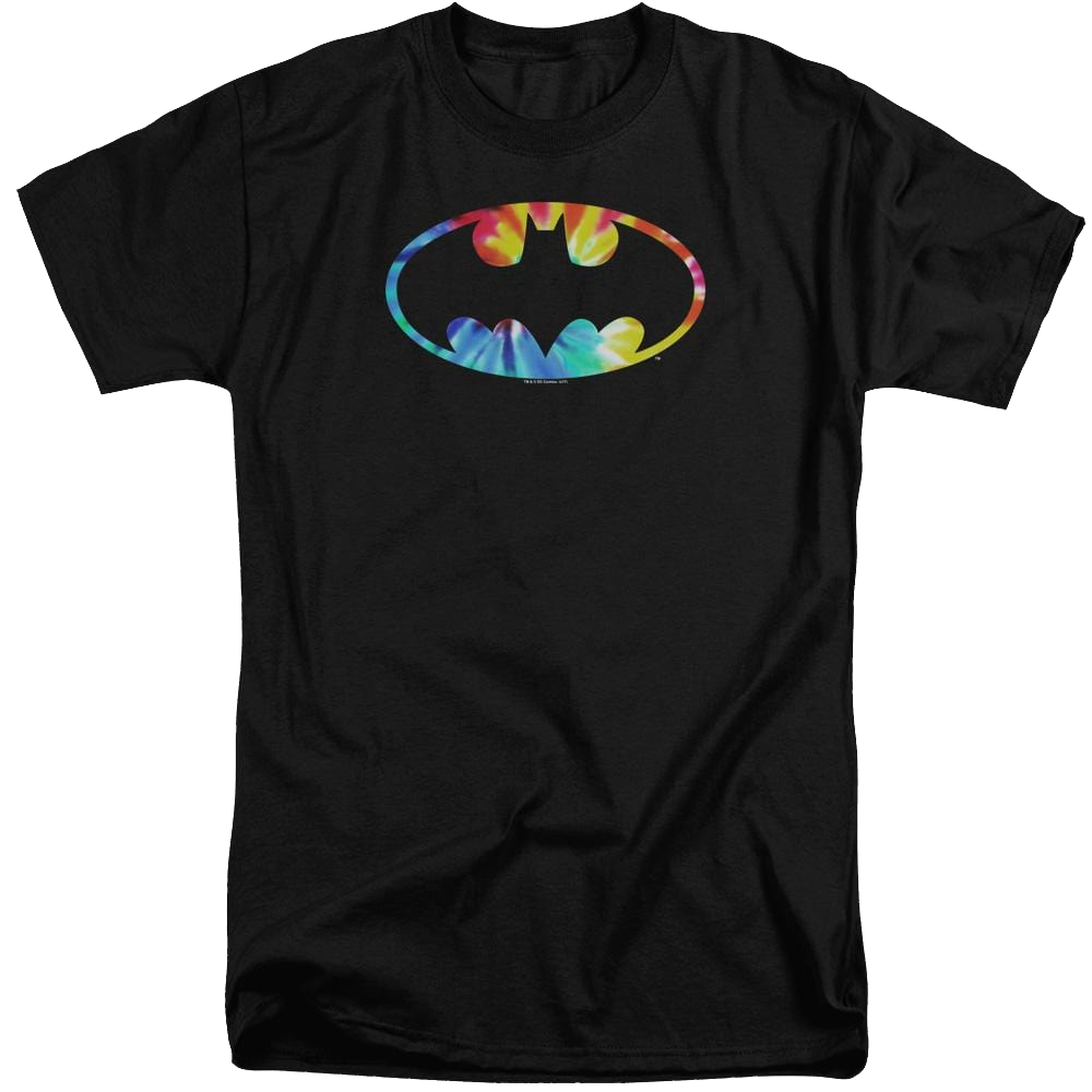 Batman Tie Dye Batman Logo - Men's Tall Fit T-Shirt