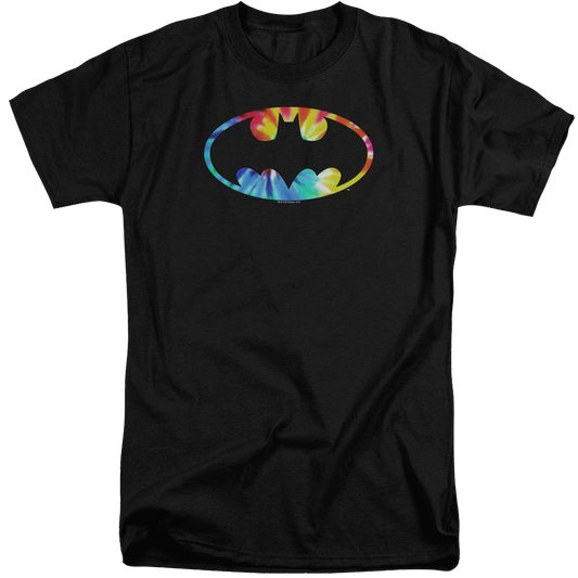 Batman Tie Dye Batman Logo - Men's Tall Fit T-Shirt