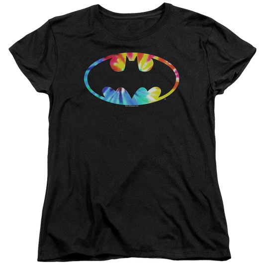 Batman Tie Dye Batman Logo - Women's T-Shirt