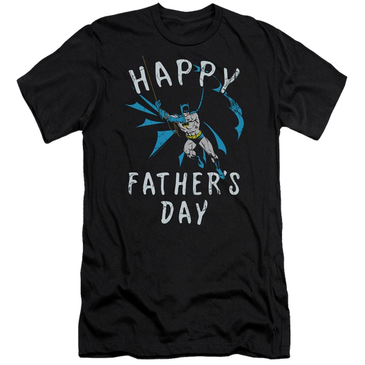 Batman Fathers Day - Men's Premium Slim Fit T-Shirt