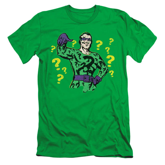 Batman Diseased Criminal Slim Fit Mens T Shirt Kelly Green