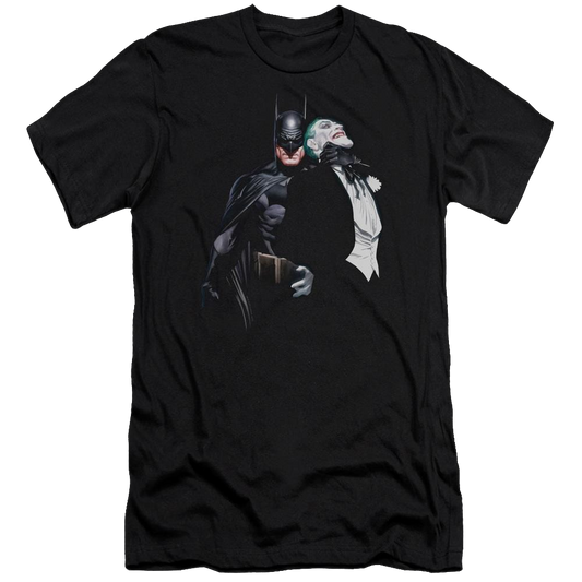 Batman Joker Choke - Men's Premium Slim Fit T-Shirt