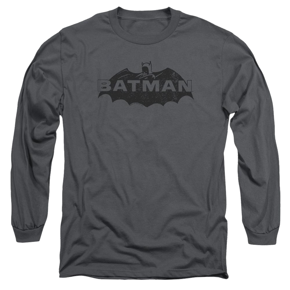 Batman Newsprint Logo - Men's Long Sleeve T-Shirt