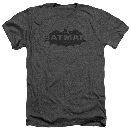 Batman Newsprint Logo - Men's Heather T-Shirt