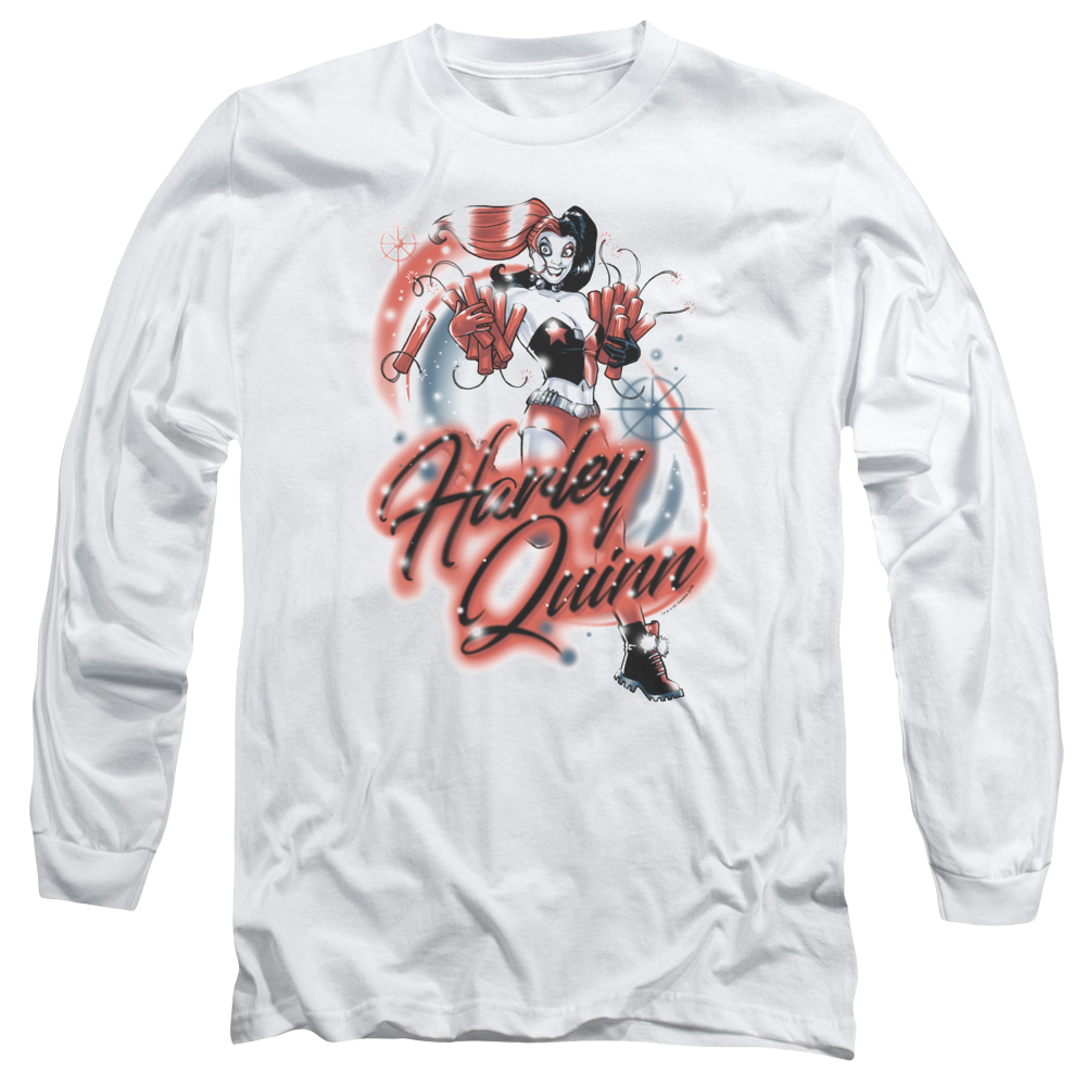 Batman Harley Airbrush - Men's Long Sleeve T-Shirt