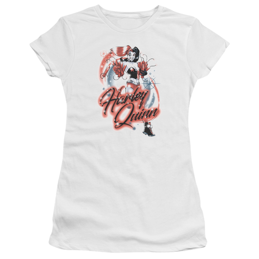 Batman Harley Airbrush - Juniors T-Shirt