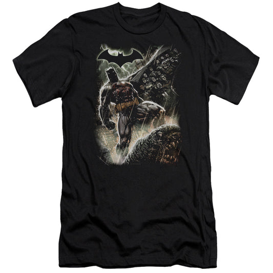 Batman Family Slim Fit Mens T Shirt Black